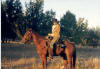 Crazy Horse movie - Ed on horse Boone as Lt. Varnum