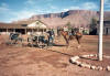 Geronimo with Ed Dabney mounted on horse Boone