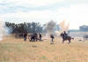 Gettysburgh mounted horse action battle scene