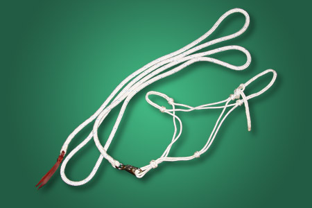 I.  Rope Halter W/ 12' Lead Rope Snap Set